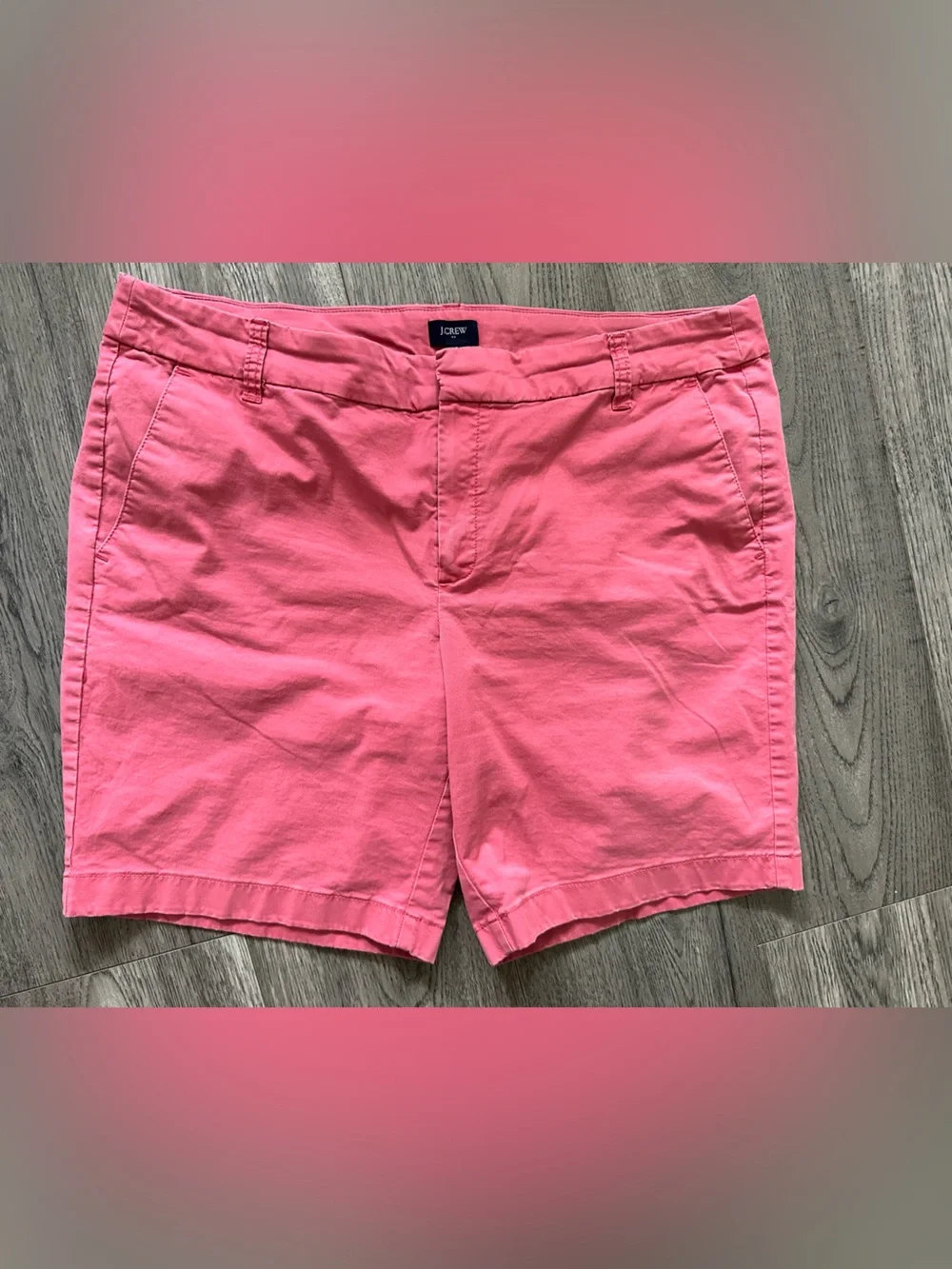 J. Crew Classic Chino Women's Cotton Blend Shorts - Picture 1 of 8